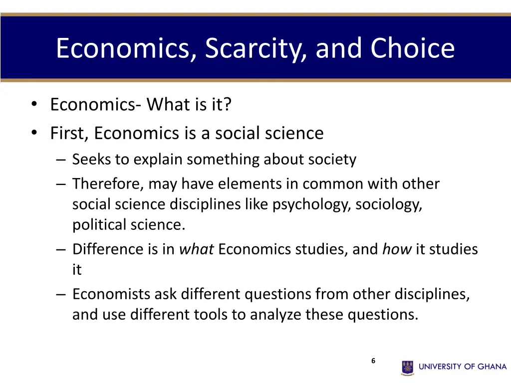 economics scarcity and choice