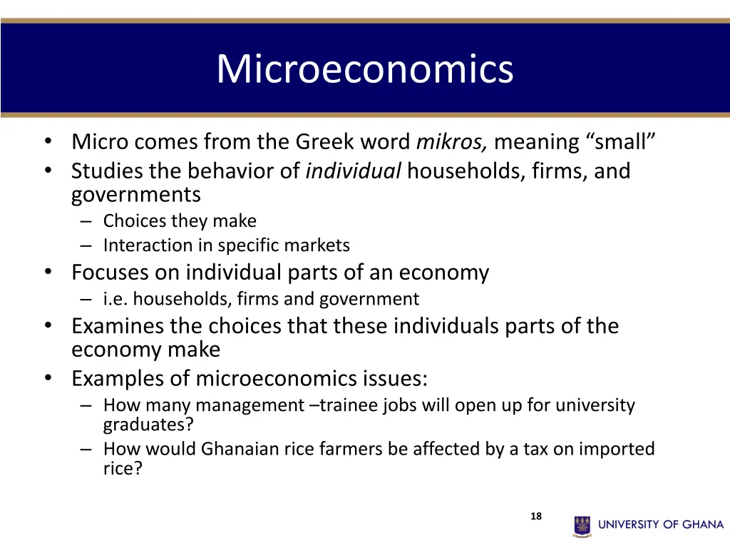 microeconomics