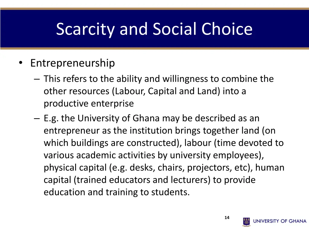 scarcity and social choice 4