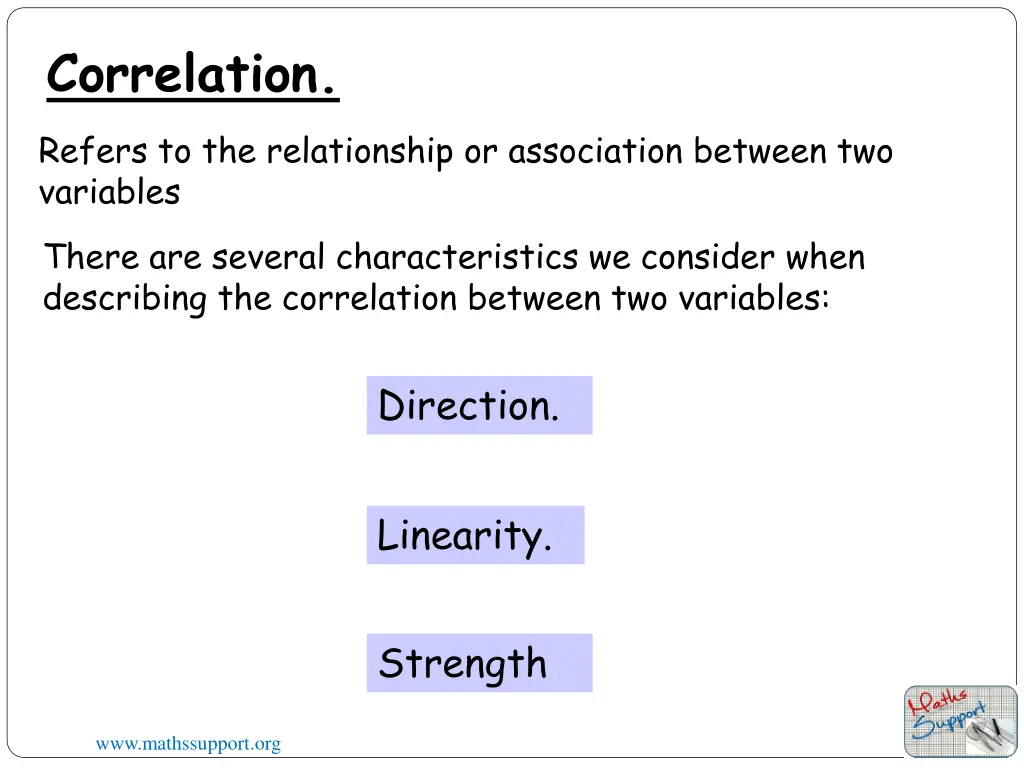 correlation