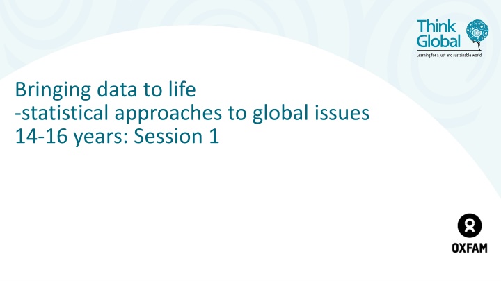 bringing data to life statistical approaches