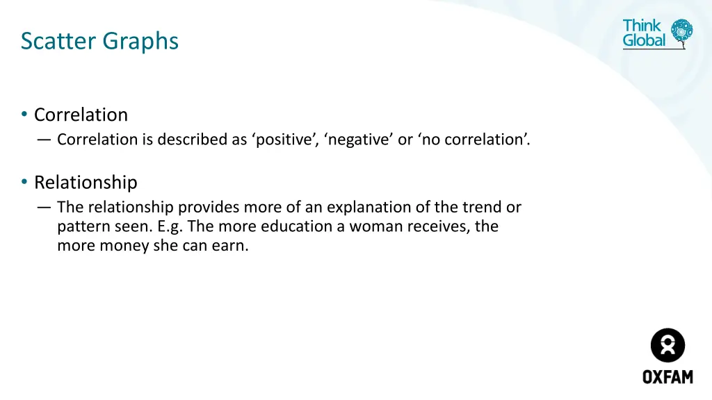 scatter graphs 6