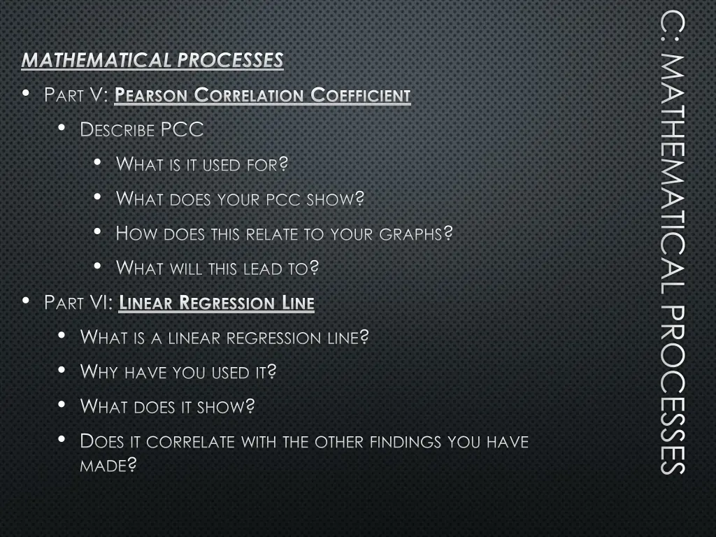c mathematical processes 2