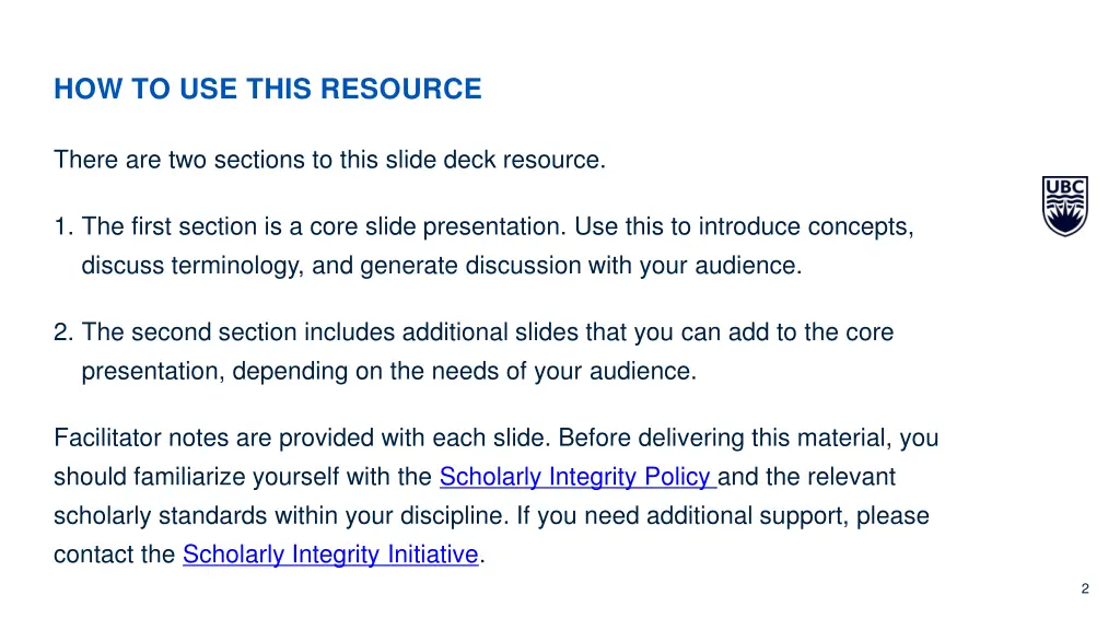 how to use this resource
