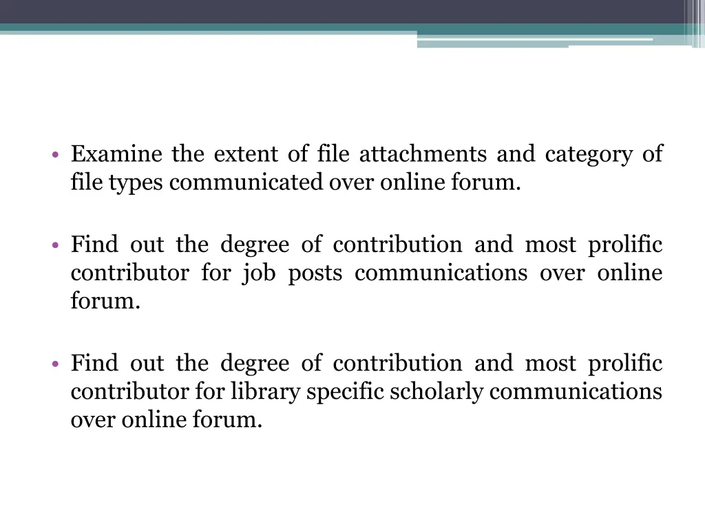 examine the extent of file attachments