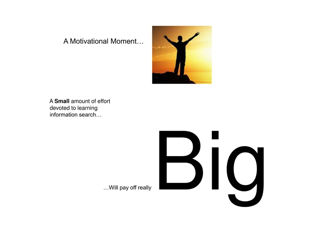 a motivational moment