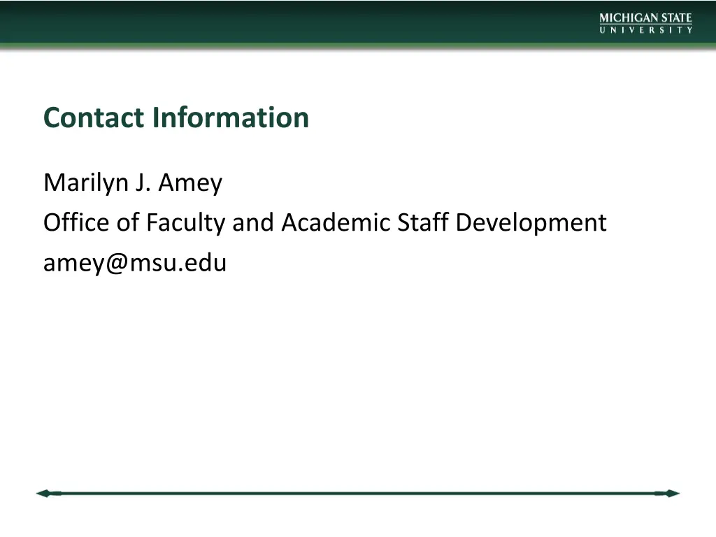 contact information