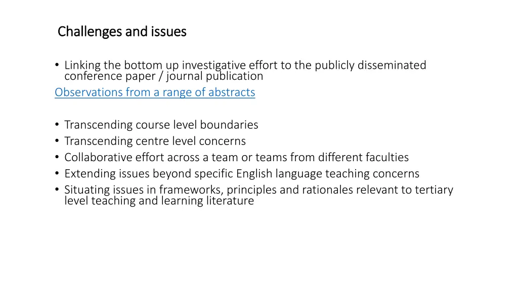 challenges and issues challenges and issues 3