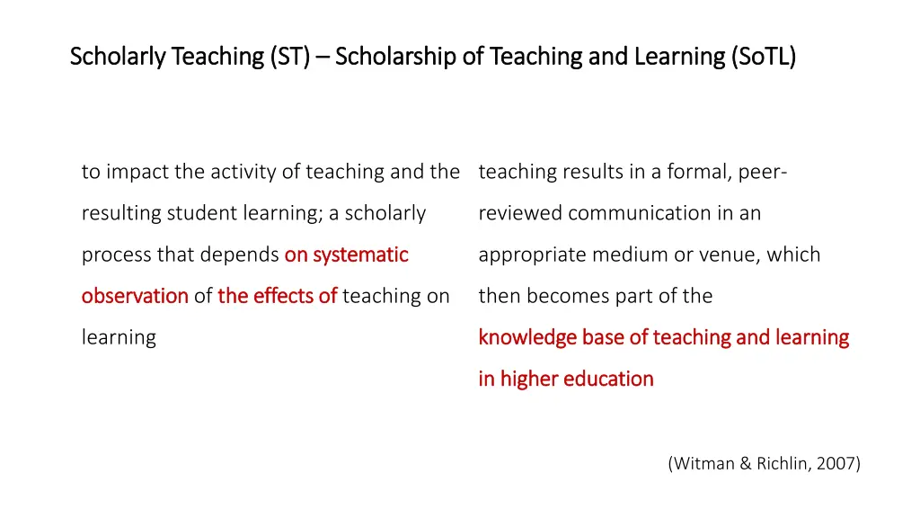 scholarly teaching st scholarly teaching