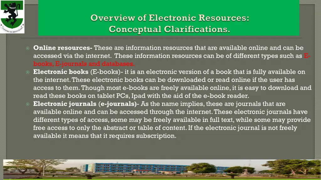 online resources these are information resources