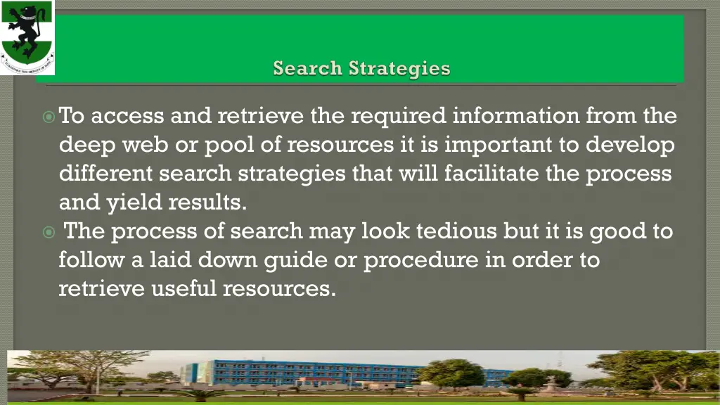 to access and retrieve the required information