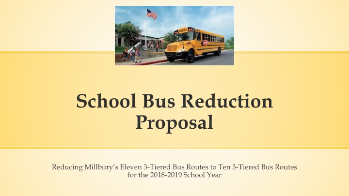school bus reduction proposal