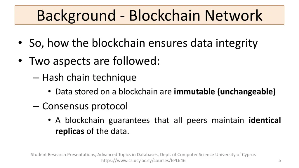 background blockchain network 1