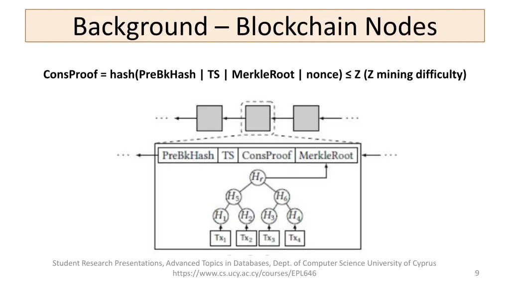 background blockchain nodes