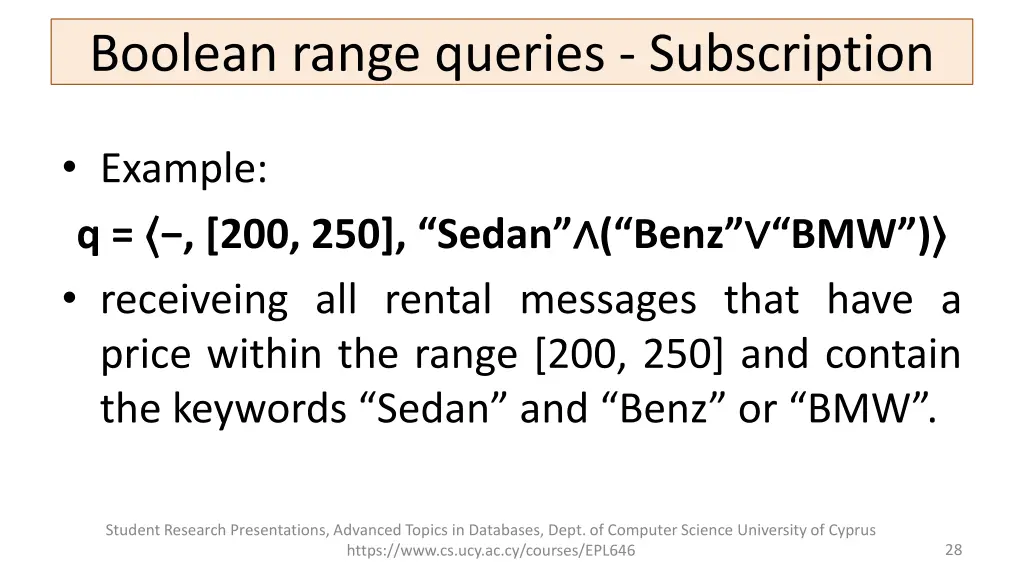 boolean range queries subscription 1