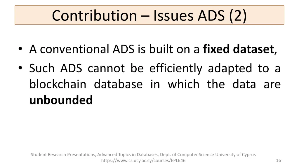 contribution issues ads 2