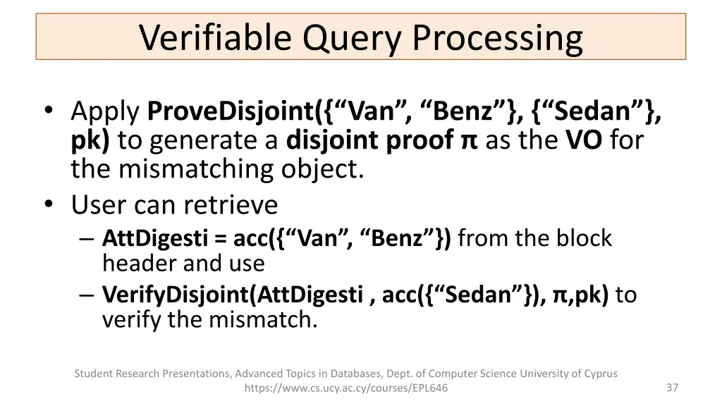 verifiable query processing 2