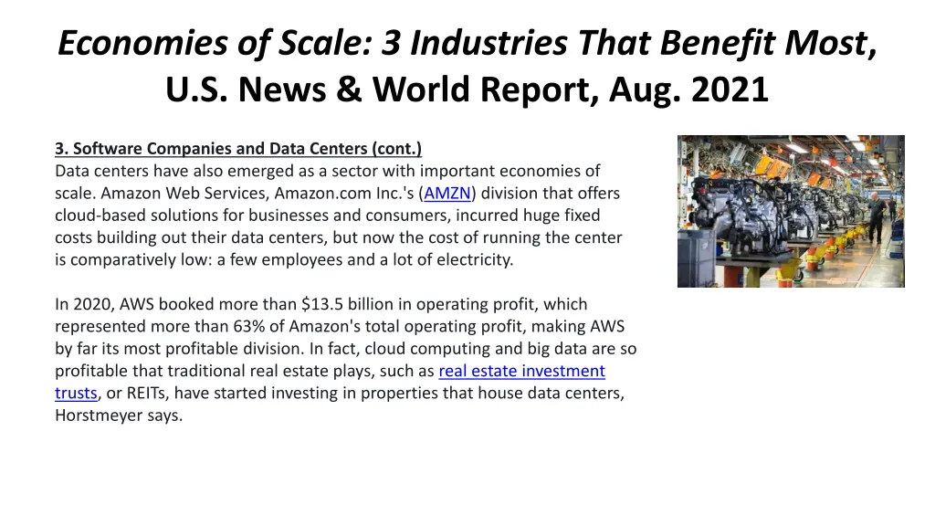 economies of scale 3 industries that benefit most 7