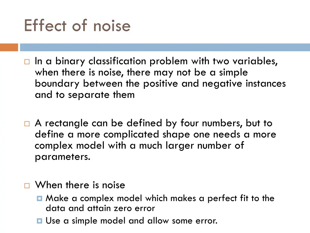 effect of noise 1