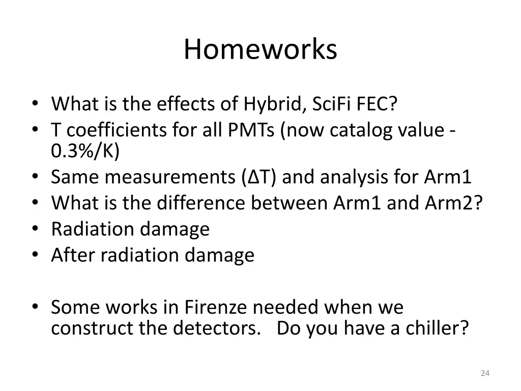 homeworks