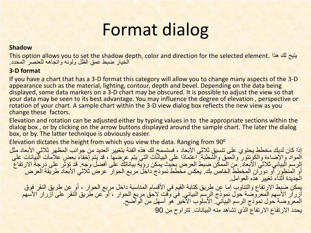 format dialog 2