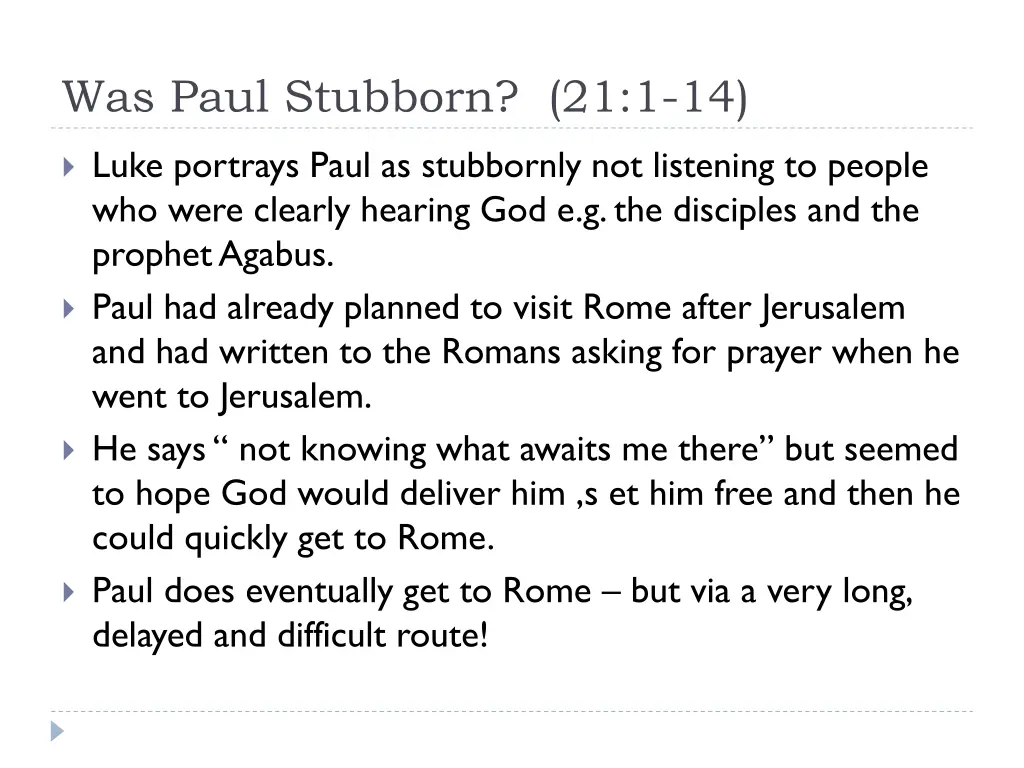 was paul stubborn 21 1 14