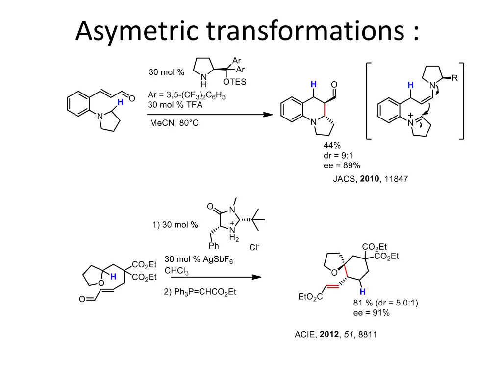 asymetric transformations 1