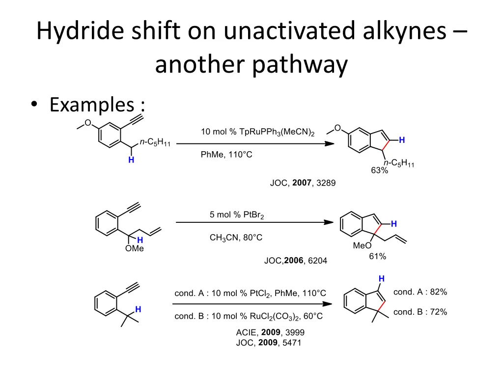 hydride shift on unactivated alkynes another 1