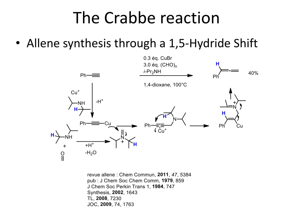 the crabbe reaction