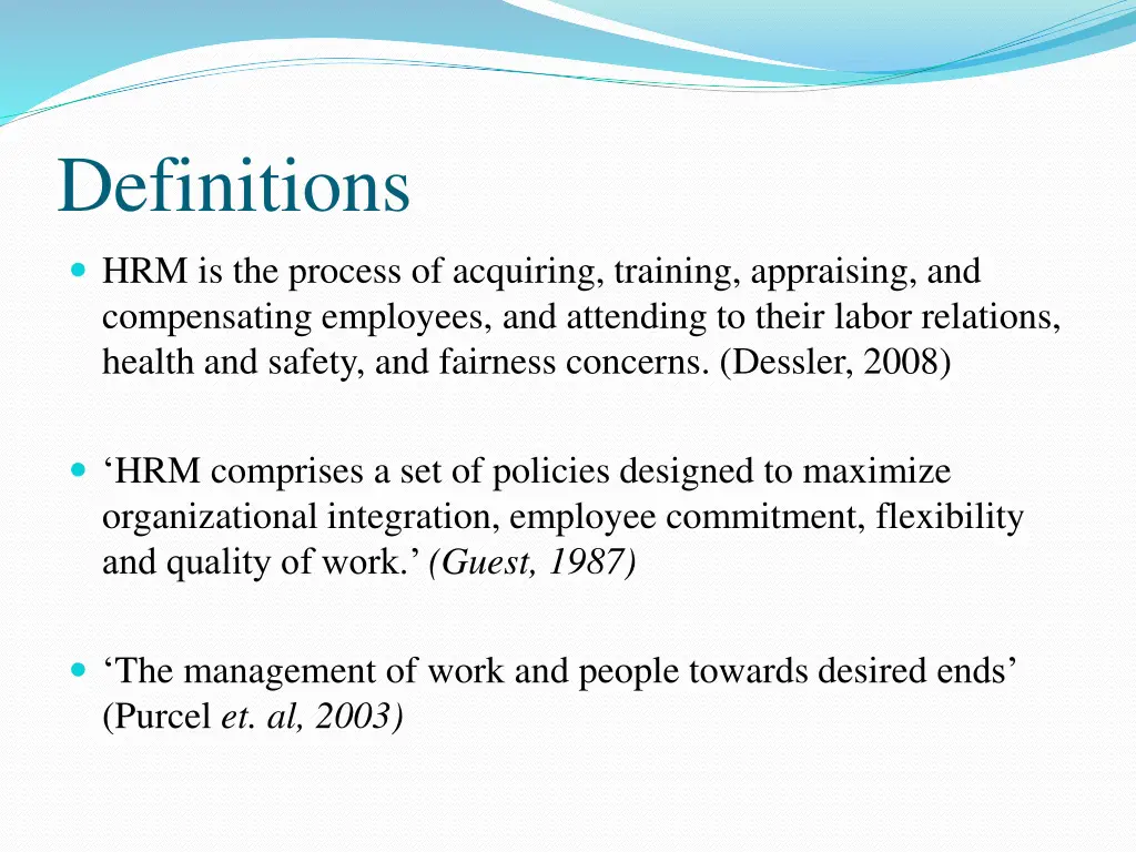 definitions