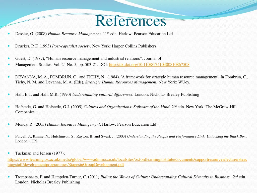 references