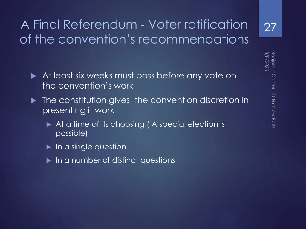 a final referendum voter ratification