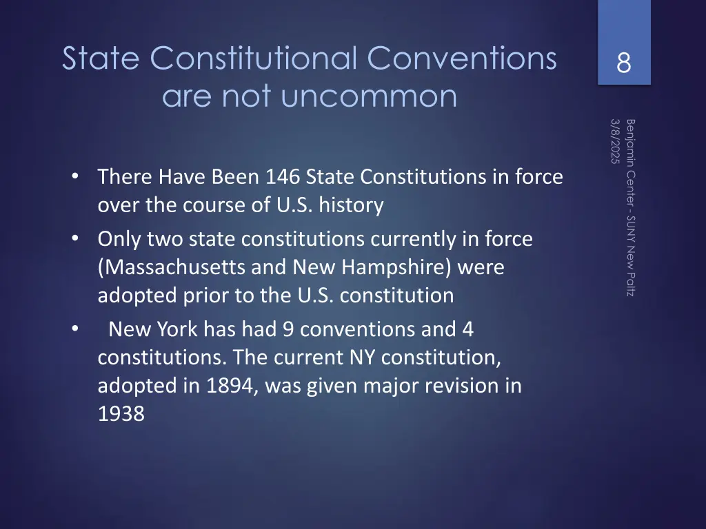 state constitutional conventions are not uncommon