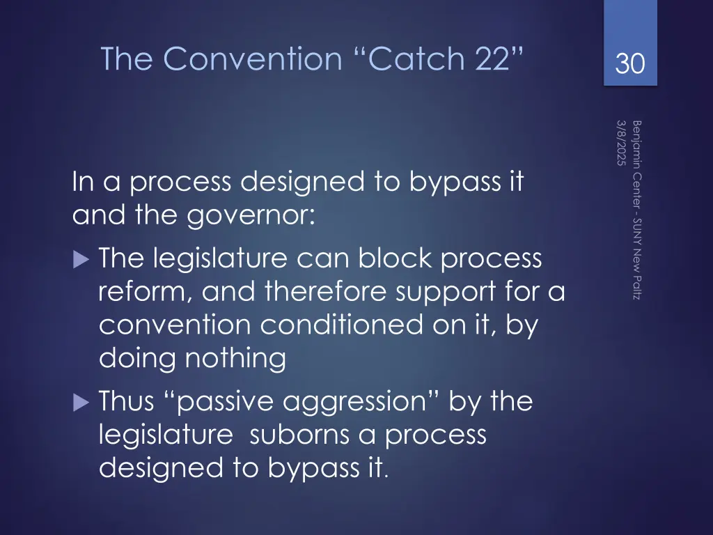 the convention catch 22