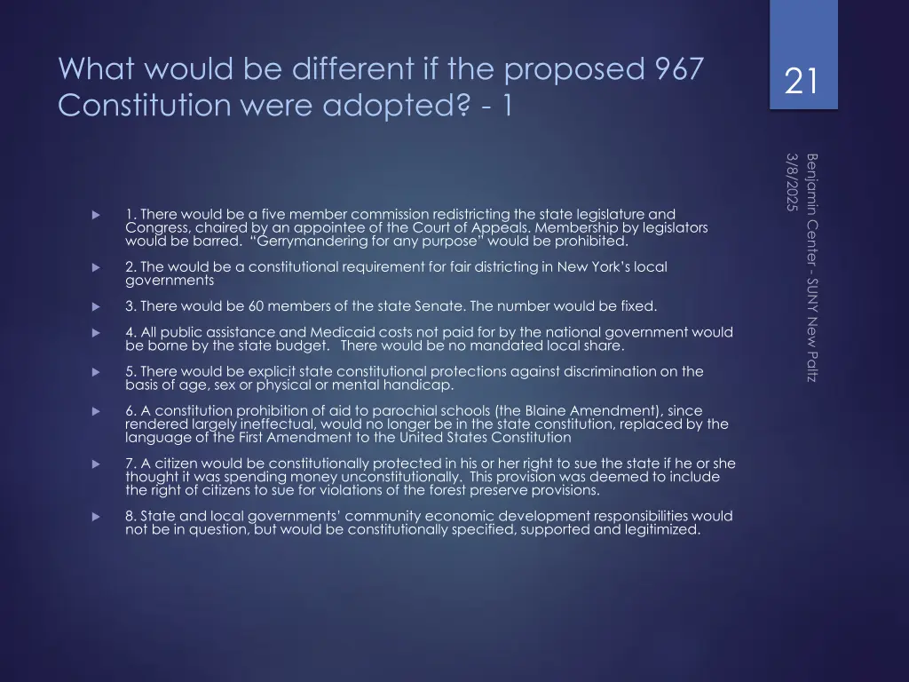 what would be different if the proposed