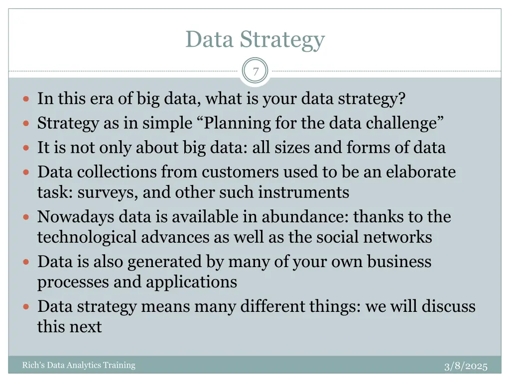 data strategy