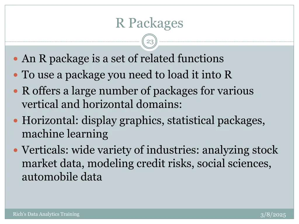 r packages