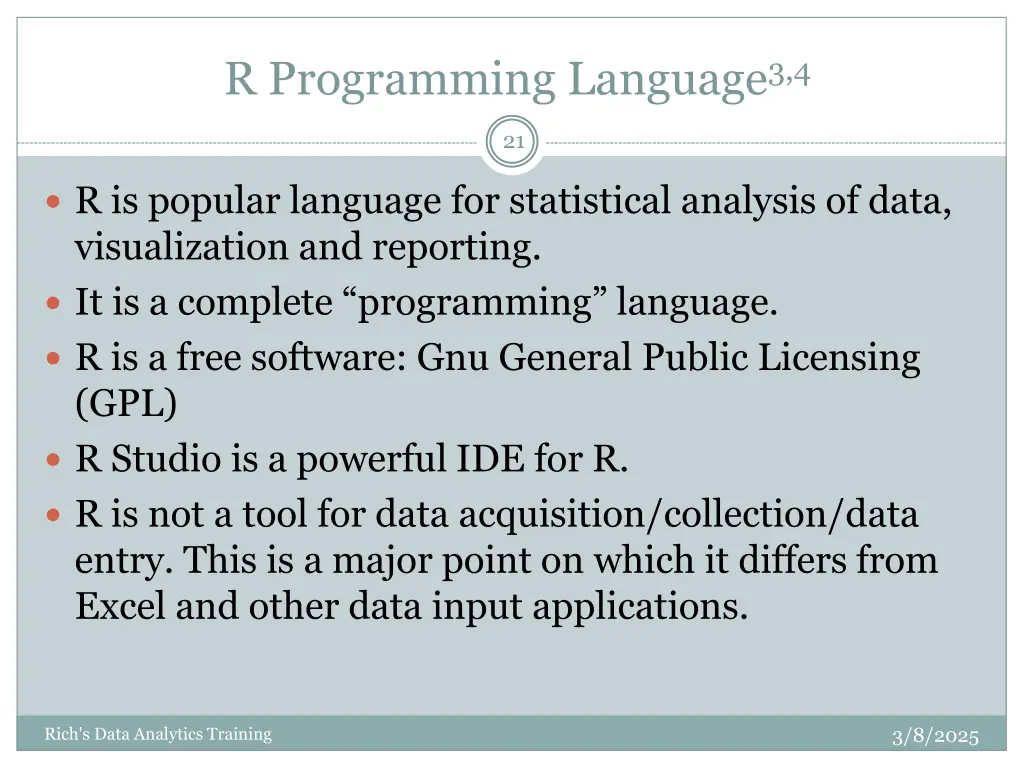 r programming language 3 4