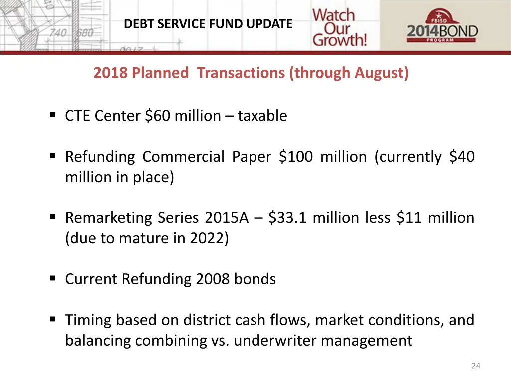 debt service fund update 2