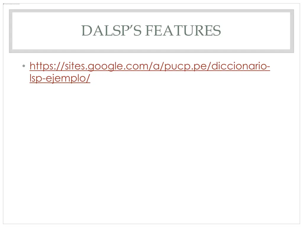 dalsp s features 1