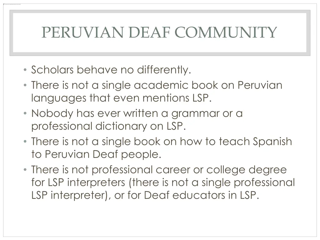 peruvian deaf community 2