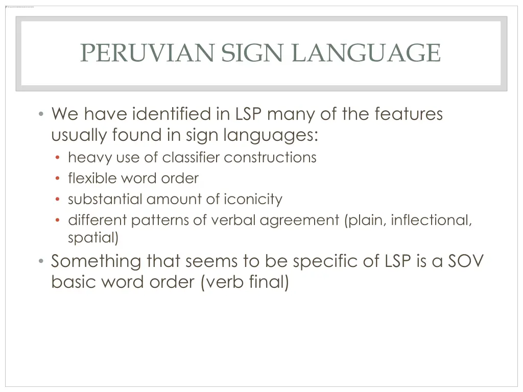 peruvian sign language 2