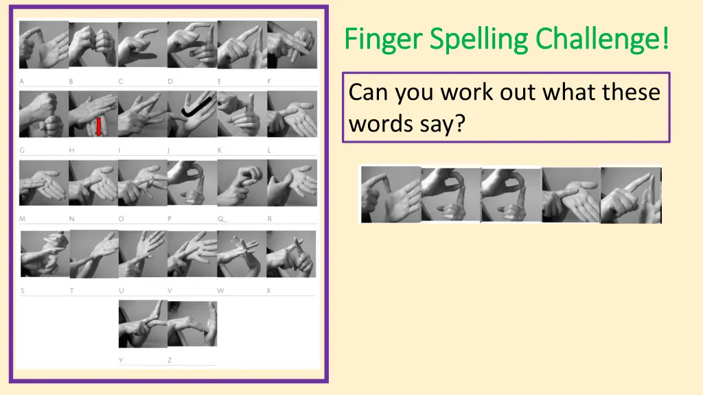 finger spelling challenge finger spelling 3