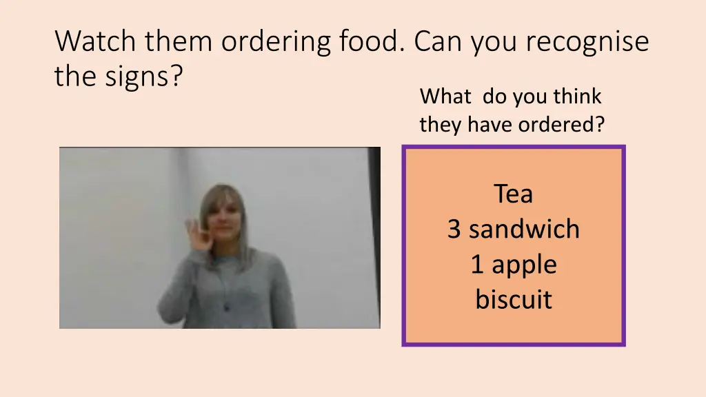 watch them ordering food can you recognise 5