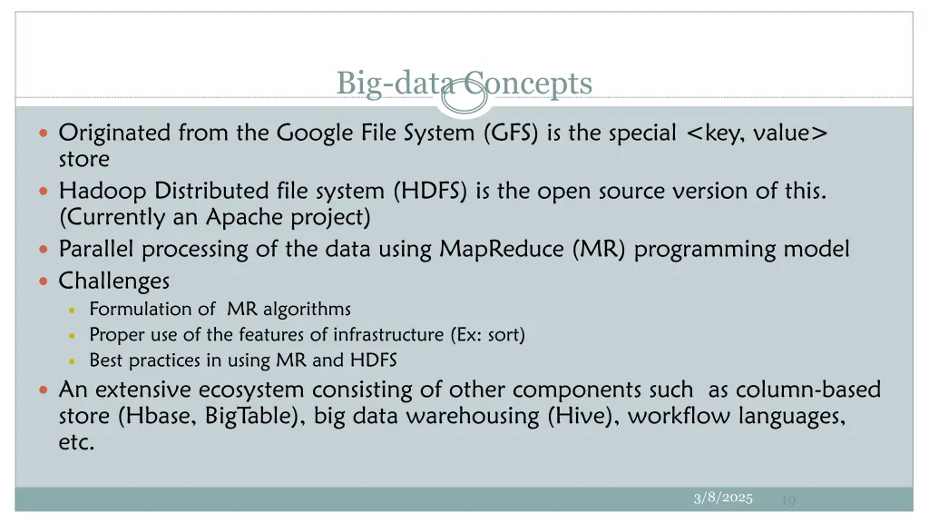 big data concepts