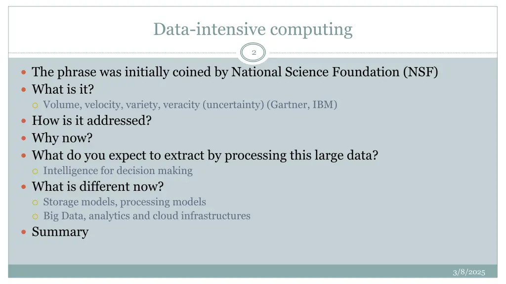 data intensive computing 1