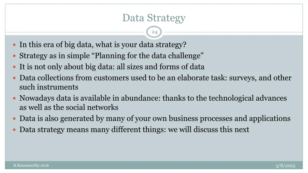 data strategy