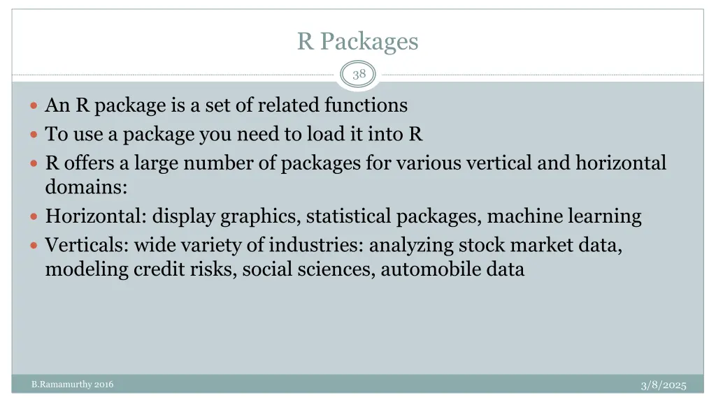r packages