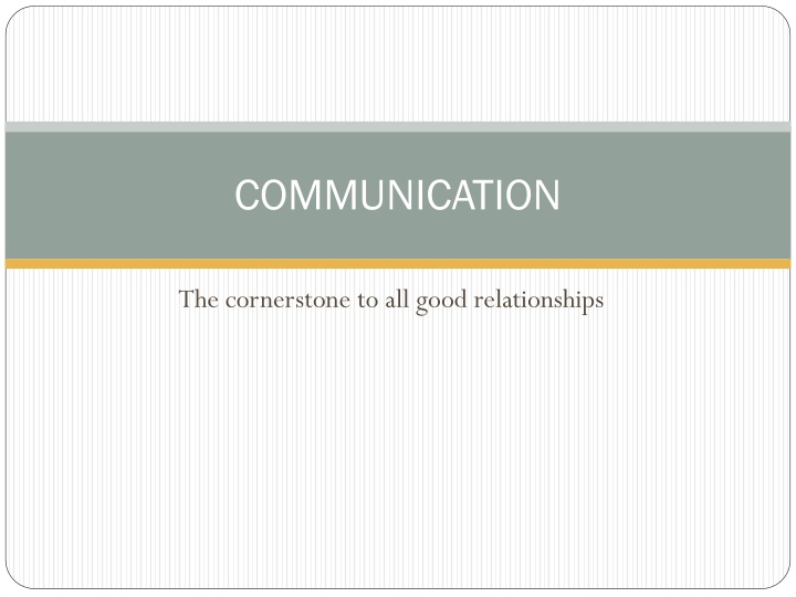 communication