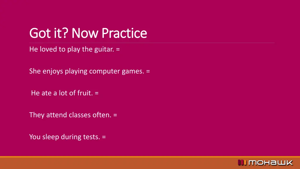 got it now practice got it now practice